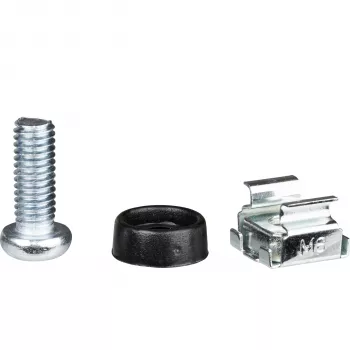 Conjunto de porcas de gaiola EFB ELEKTRONIK M6, 20 unidades, zincado, completo com parafusos