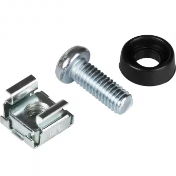 Conjunto de porcas de gaiola EFB ELEKTRONIK M6, 20 unidades, zincado, completo com parafusos