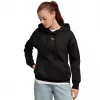 Sweatshirt com capuz Puma ESS Centered Cat Logo Relaxed para mulher preto tamanho M