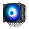 Dissipador de CPU Zalman CNPS12X BP ARGB de torre dupla, 2 ventoinhas PWM de 120mm, preto