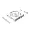 Ventoinha Zalman ZM-DF120R branca 120mm Reverse Daisy Chain ARGB PWM