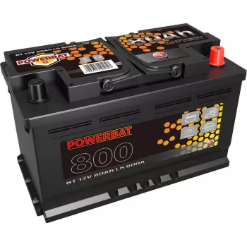 POWERBAT L4 12V 80Ah bateria AGM Start-Stop