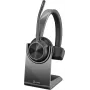 HP Poly Voyager 4300 UC Series 4310 headset sem fios on-ear com adaptador USB-C e base de carregamento, certificado Zoom 218474-01