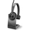 HP Poly Voyager 4300 UC Series 4310 headset sem fios on-ear com adaptador USB-C e base de carregamento, certificado Zoom 218474-01
