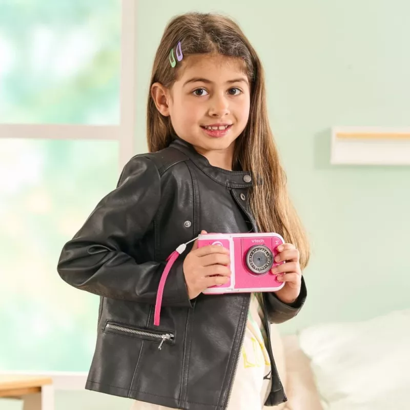 VTech Kidizoom Print Cam rosa – câmara digital com impressão térmica