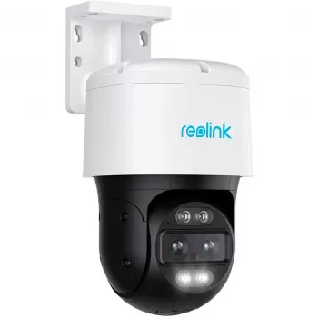 Reolink TrackMix Série P760 câmara IP PoE 4K com lente dupla e rastreio automático por zoom, visão noturna a cores, exterior/interior