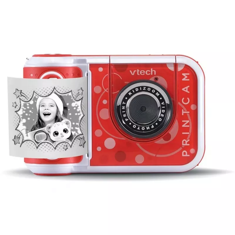 VTech KidiZoom Print Cam câmara digital vermelha/branca