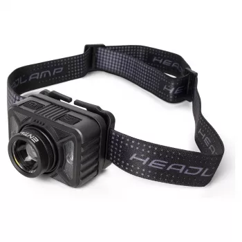 Lanterna de cabeça com zoom ENTAC EHL-ZH-10W-R com bateria recarregável 10W sensor de movimento