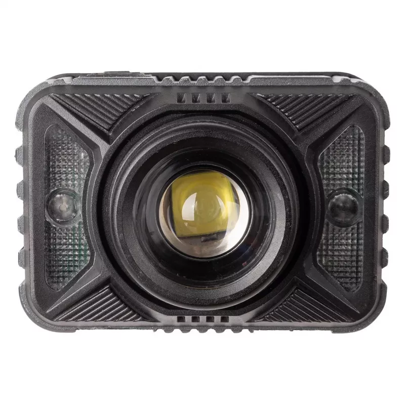 Lanterna de cabeça com zoom ENTAC EHL-ZH-10W-R com bateria recarregável 10W sensor de movimento
