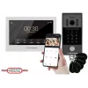 Videoporteiro REVIZOOM RM-T273HD branco de 7 polegadas com posto exterior RC-212HD-CK1