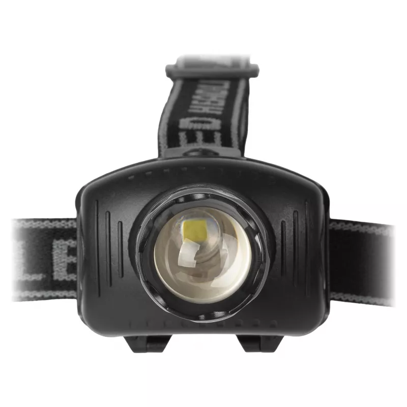 Lanterna de cabeça LED com zoom ENTAC EHL-ZOOM-1W-PL 1W, preta