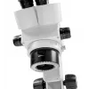 Microscópio estereoscópico com zoom Kern Optics OZL 456 binocular 50x luz incidente e transmitida LED