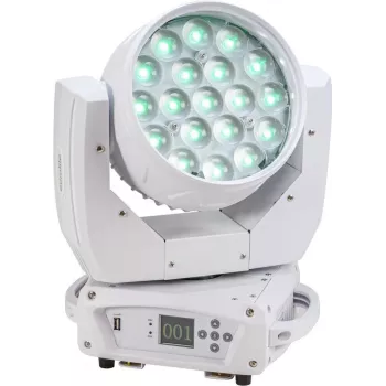 Cabeça móvel EUROLITE LED TMH-X4 Moving-Head Wash Zoom branca 51785916