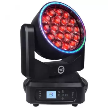 LIGHT4ME ZOOM WASH 19X15 RING Cabeça Móvel LED