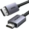 UGREEN Cabo Conversor Ativo HDMI para DisplayPort 4K 30Hz 3m Preto
