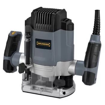 Fresadora 1200W com Controlo Eletrónico de Velocidade, Pinças 6mm e 8mm, Profundidade de Imersão 55mm