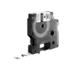 Cassete de fita de etiquetar DYMO Rhino IND 12mm preto sobre branco permanente em nylon (18488, S0718100)