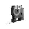 Cassete de fita de etiquetar DYMO Rhino IND 12mm preto sobre branco permanente em nylon (18488, S0718100)