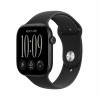 Apple Watch Series 12 GPS + Cellular 46 mm caixa de alumínio preta com bracelete desportiva preta – M/L