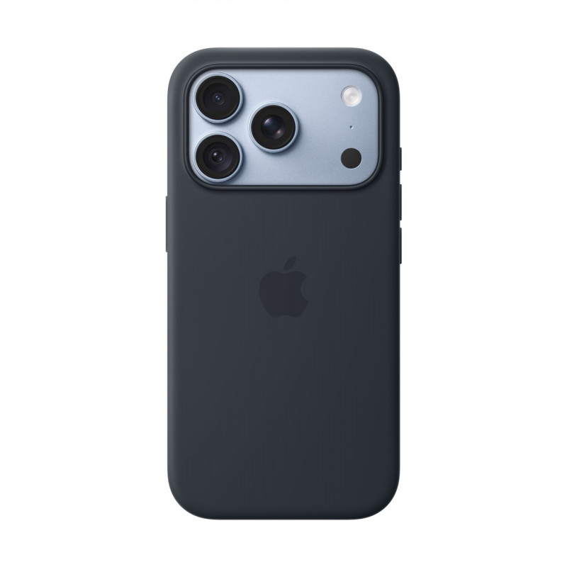 Apple iPhone 18 Pro capa de silicone com MagSafe – Azul-marinho