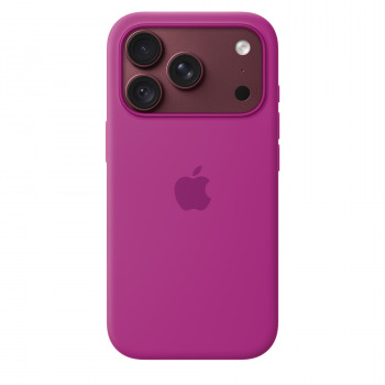 Apple iPhone 18 Pro capa de silicone com MagSafe – Magenta