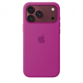 Apple iPhone 18 Pro Max capa de silicone com MagSafe – Magenta