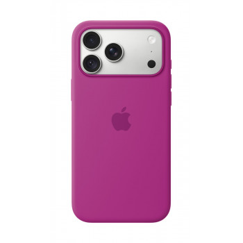 Apple iPhone 18 Pro Max capa de silicone com MagSafe – Magenta