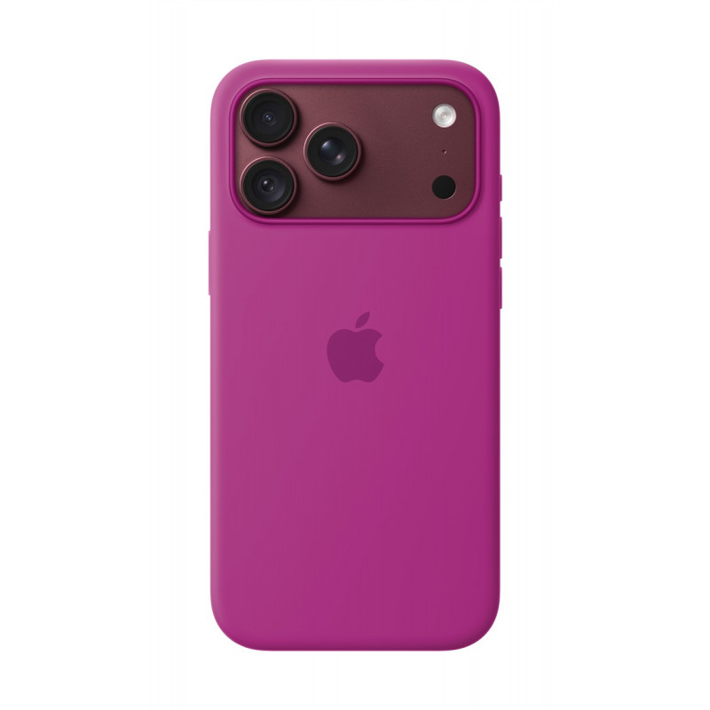 Apple iPhone 18 Pro Max capa de silicone com MagSafe – Magenta