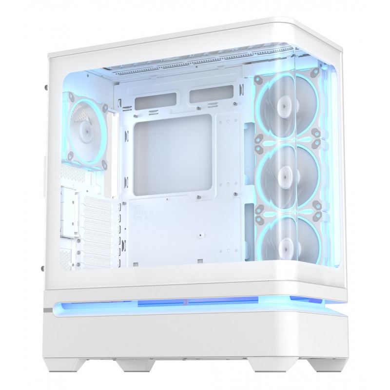 ASUS PRIME AP304 TG ARGB caixa de PC ATX Mid-Tower branca