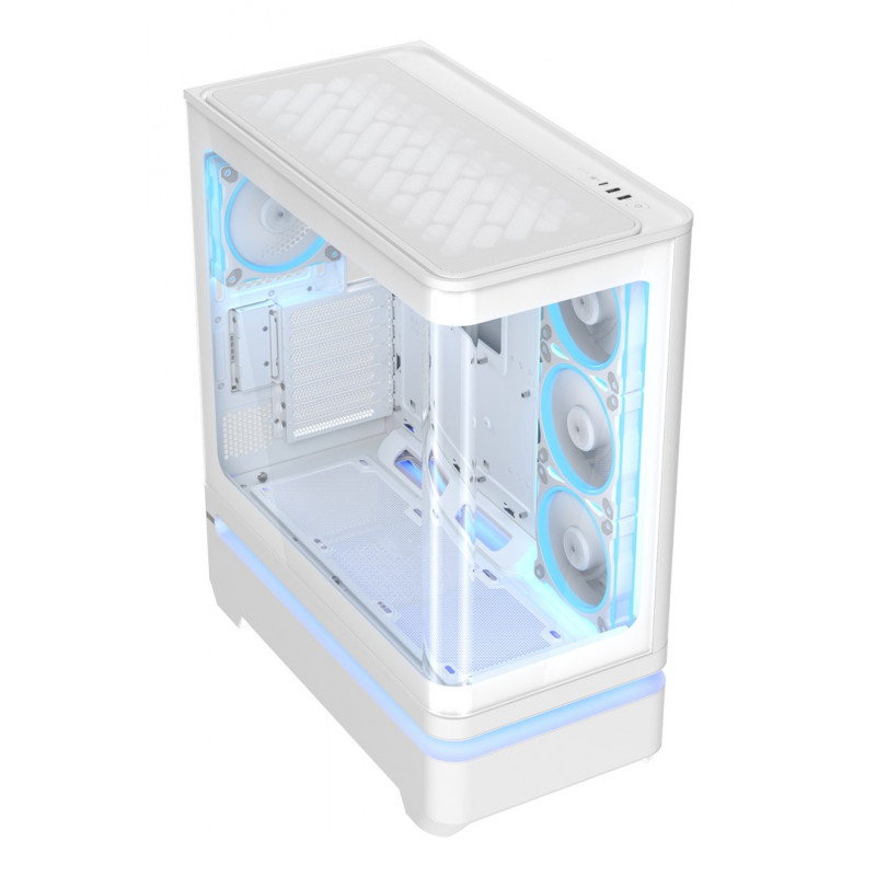 ASUS PRIME AP304 TG ARGB caixa de PC ATX Mid-Tower branca