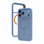 dbramante1928 Grenen Ultra MS capa MagSafe para iPhone 17 Pro Max / 18 Pro Max, D3O, Frosted Clear/Azul