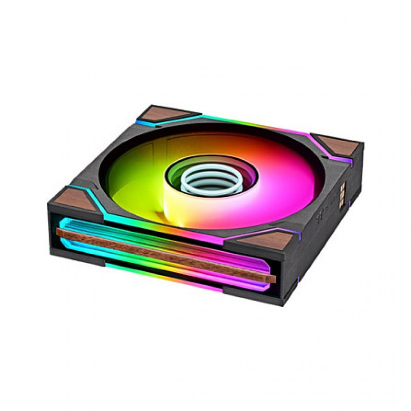 Thermaltake SWAFAN 120 EX INFINITY Wood Edition ventoinha para caixa de 120 mm, pack de 3