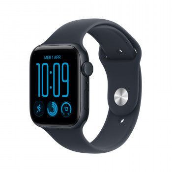 Apple Watch SE 3 GPS + Cellular 44 mm caixa de alumínio meia-noite com pulseira desportiva azul – M/L