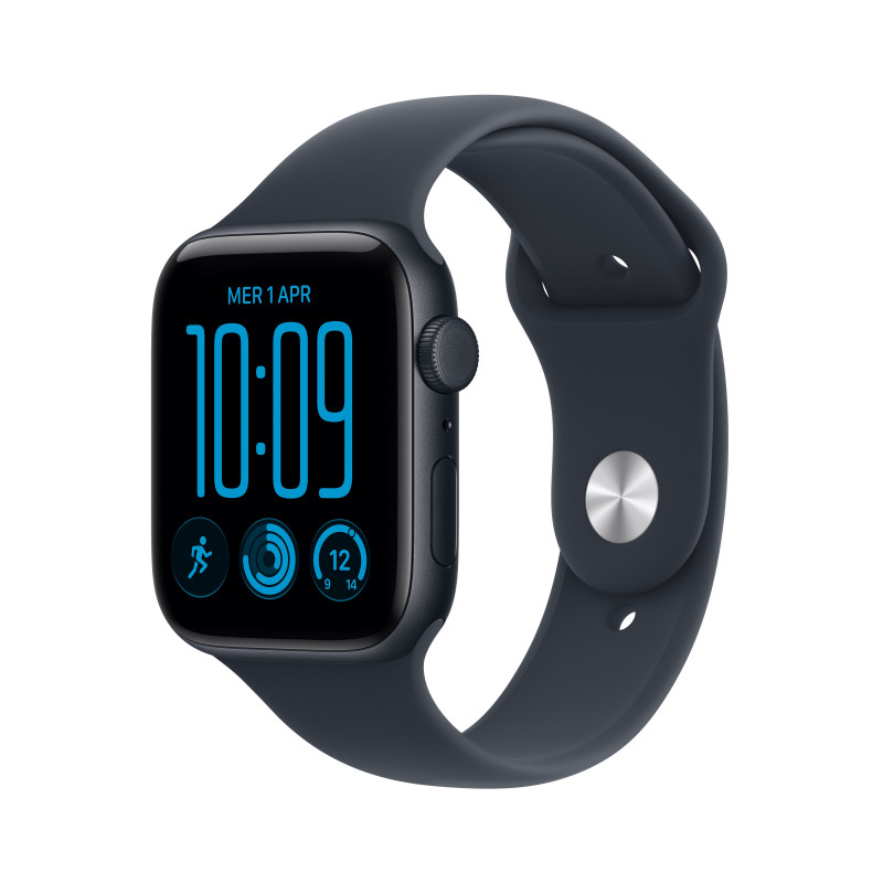 Apple Watch SE 3 GPS + Cellular 44 mm caixa de alumínio meia-noite com pulseira desportiva azul – M/L