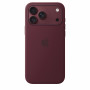 Apple iPhone 18 Pro Max capa de silicone com MagSafe – bordô