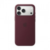 Apple iPhone 18 Pro Max capa de silicone com MagSafe – bordô