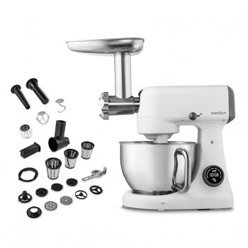 Medion MD12600 robot de cozinha digital, 4,6 L, branco