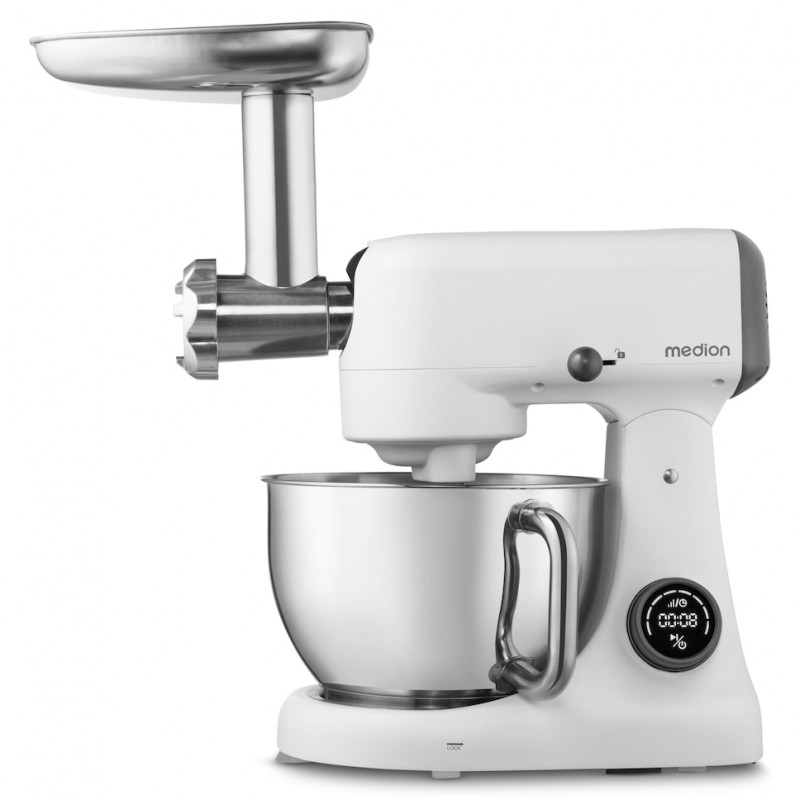 Medion MD12600 robot de cozinha digital, 4,6 L, branco