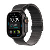 Apple Watch Ultra 4 GPS + Cellular 49 mm caixa de titânio preto com pulseira Milanaise de titânio preta - M