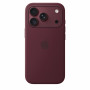 Capa de silicone Apple iPhone 18 Pro com MagSafe – Borgonha