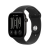 Apple Watch Series 12 GPS + Cellular 46 mm caixa de alumínio preto com pulseira desportiva preta – S/M