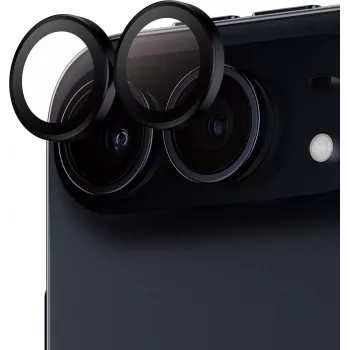 Proteção de câmara PanzerGlass Hoops preto iPhone Duo