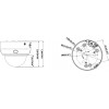 Câmara de vigilância dome preta Hikvision DS-2CD2143G2-LIPTRZS2UY(2.8/4) 4MP EasyIP 2.0