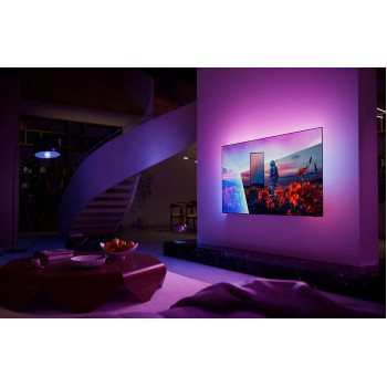 Philips 65OLED811 65 polegadas (164 cm) 4K UHD OLED Smart TV com Ambilight, Titan OS