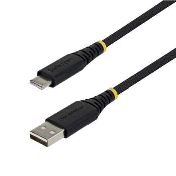 Cabo USB 2.0 trançado USB-A para USB-C StarTech, 3 m, 15 W, preto