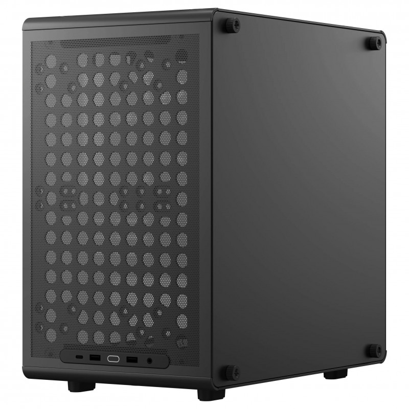 Caixa de PC Mini-Tower Micro-ATX Cooler Master Q300L V3 com vidro temperado, preto