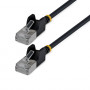 Cabo de rede Cat6a U/FTP Slim RJ45 StarTech, 4 m, preto