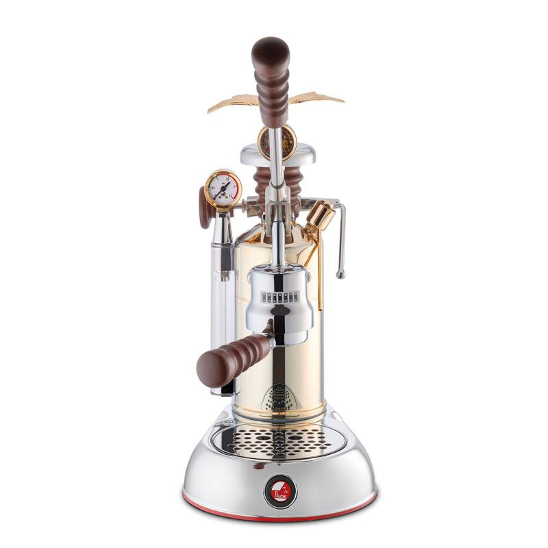 Máquina de café expresso de alavanca La Pavoni Esperto Competente LPLESC01EU, cromado/dourado