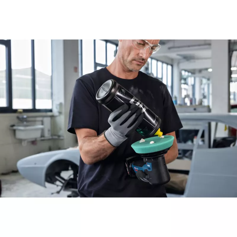 Polideira sem fio Bosch GPX 12V-125 Professional 06019L4100, 12 V, 125 mm, azul/preto, Solo (sem bateria e carregador)