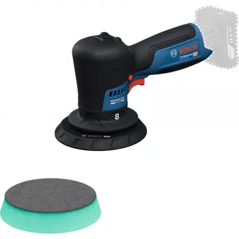 Polideira sem fio Bosch GPX 12V-125 Professional 06019L4100, 12 V, 125 mm, azul/preto, Solo (sem bateria e carregador)